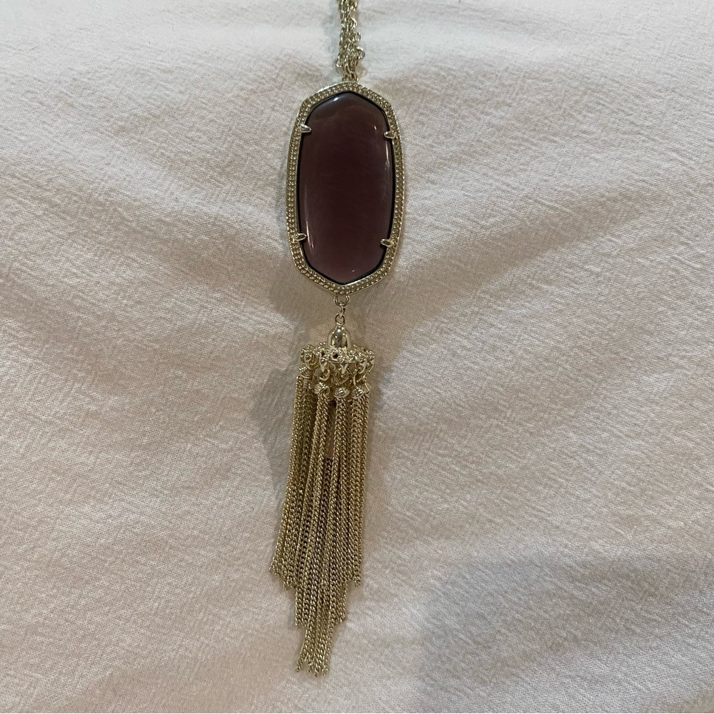 Kendra Scott Translucent Grape Glass Rayne